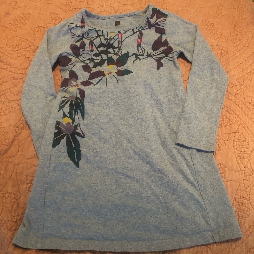 LONG SLEEVE TEA DRESS- GIRLS